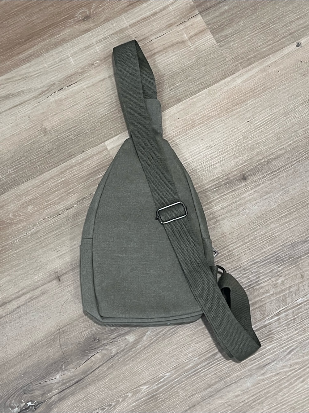 Olive Green Crossbody Sling Bag - Picture 3 of 3